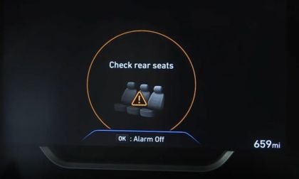 Hyundai Back Seat Warning