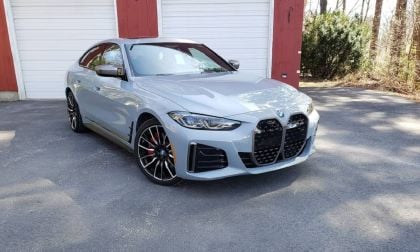 Image of BMW's all-electric i4 sports sedan by John Goreham