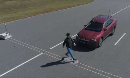 IIHS pedestrian crash prevention report has good news for Subaru and Nissan owners. 