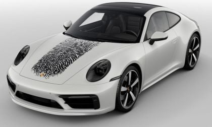 Porsche 911 with fingerprints