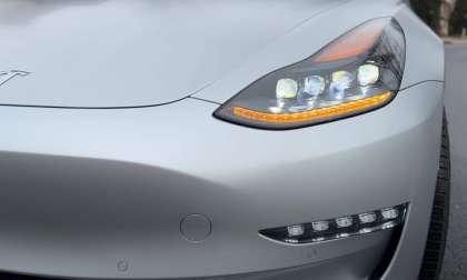 Stunning New LED Headlights Installation on Tesla