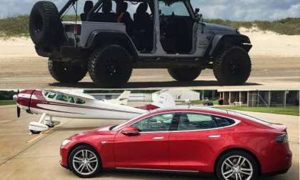 Jeep Wrangler vs Tesla Model S