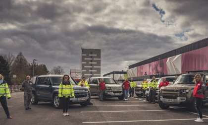 Jaguar/Land Rover donate cars to Red Cross
