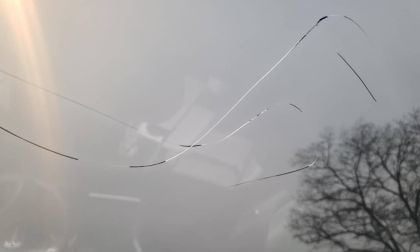 Tesla Model Y broken roof image courtesy of Joan Morgan