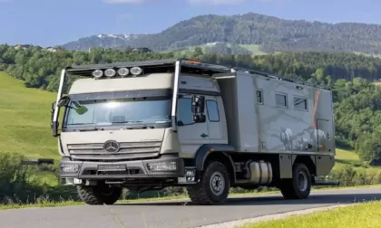 Mercedes Krug is a real off-road vehicle