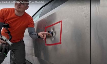 Just How Bulletproof Is the Tesla Cybertruck's Stainless Steel Exoskeleton? 50 Caliber Rifle Tested on Cybertruck Among Many Other Firearms