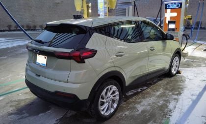 A 2027 Chevrolet Bolt Charges