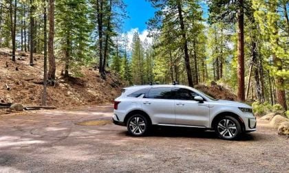 2022 Kia Sorento PHEV in the forest near Bend, OR