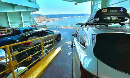 Kia Sorento PHEV on ferry