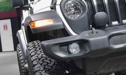 Jeep At LA Auto Show With Mounted Tires