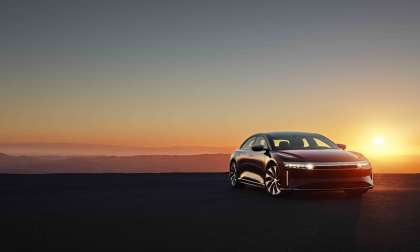 Image showing a Lucid Air, recently named MotorTrend's Car of the Year 2022