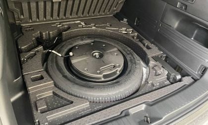 Image of spare tire in a CX-50 Hybrid courtesy of Mazda