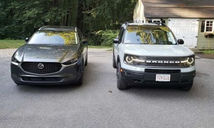 Image of Mazda CX-30 and Ford Bronco Sport by John Goreham