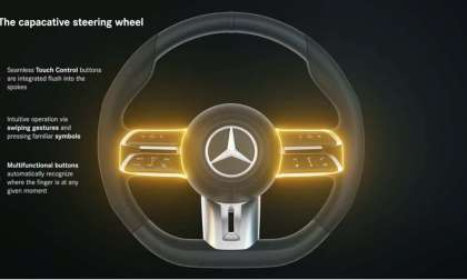 Mercedes-Benz steering wheel image by Mercedes media support.