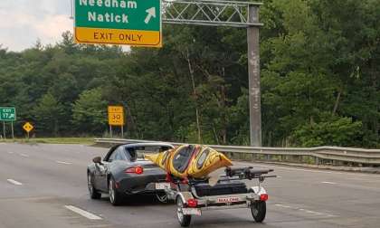 Can you top this Miata trailer?