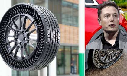 Michelin Uptis Airless Tires for Tesla Model 3