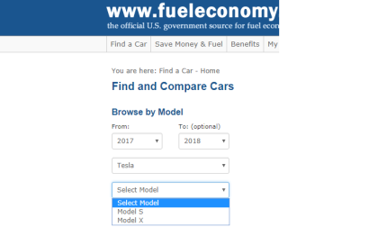 Offical EPA data for Model 3 is five months late.