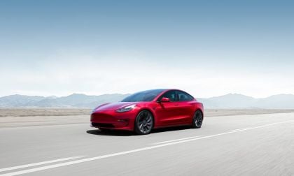 2024 Tesla Model 3 in red