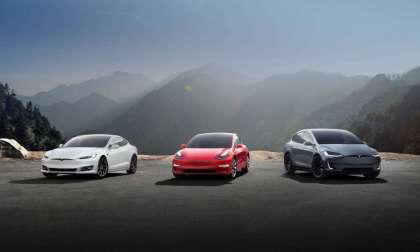 Tesla Models side by side
