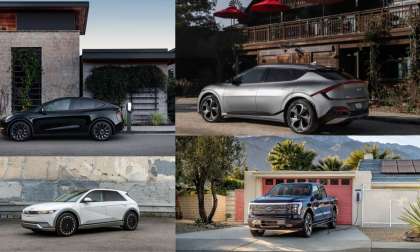 Hyundai Ioniq 6, Tesla Model Y, Kia EV6, and Ford F-150 Lighting EVs
