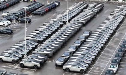 Tesla Cybertruck Production Hits New Heights at Giga Texas: The Most Cybertrucks Ever Seen In the Giga Texas Parking Lot - Run Rate Likely Well Over 100 Per Day