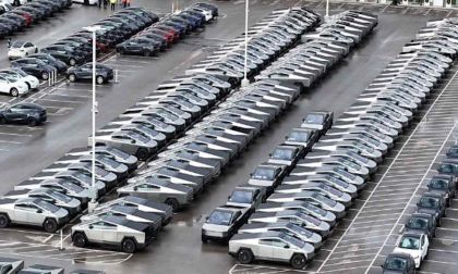 Tesla Cybertruck Production Hits New Heights at Giga Texas: The Most Cybertrucks Ever Seen In the Giga Texas Parking Lot - Run Rate Likely Well Over 100 Per Day