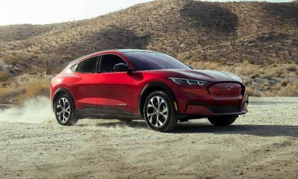 Mustang Mach-E does a bit of off-roading