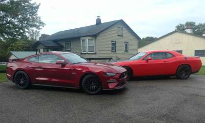 Dodge Challenger and Ford Mustang