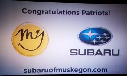 Subaru of Muskegon congratulates Patriots on Super Bowl LII win