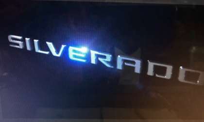New electric Chevy Silverado truck logo