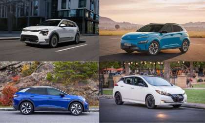 Kia Niro, VW ID.4, Nissan LEAF, Hyundai Kona EVs