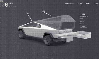 Tesla Cybertruck graphic used in patent application