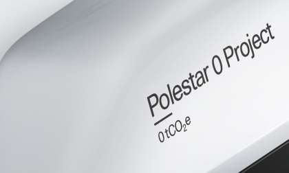 Image showing the simple text logo for the Polestar 0 project.