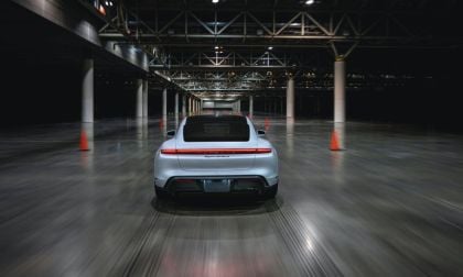 Porsche Taycan Turbo S Indoor Land Speed Record