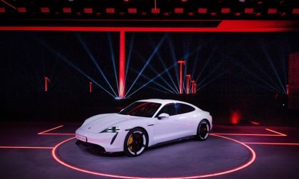 Porsche Taycan Auto Show Galllery