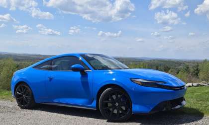 A 2026 Honda Prelude Looks gorgeous in Boost Blue