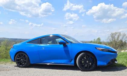 the 2026 Honda Prelude set against a clear spring sky