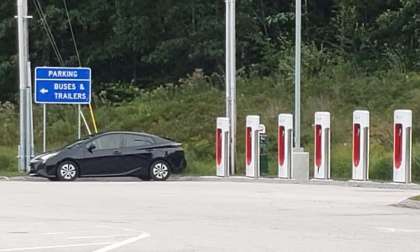 Image of Prius at Superchargers by John Goreham