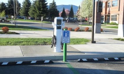 Public EV charging station