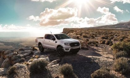 Ford's new 2019 Ranger pickup Black package.