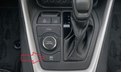 Image of Toyota RAV4 Hybrid EV Mode courtesy of Toyota