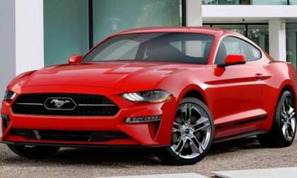 Red 2018 Ford Mustang