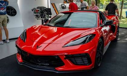 Red color 2020 C8 Corvette