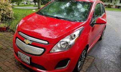 Red Chevy Spark