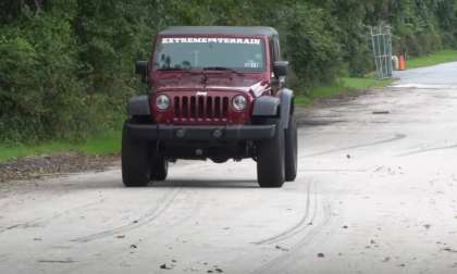 Jeep Wrangler on a Road