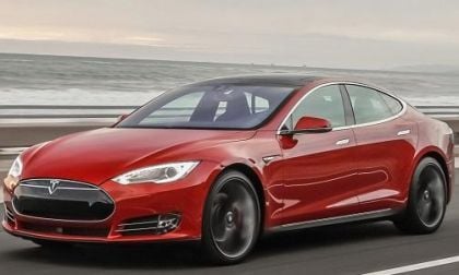 Red Tesla Model S