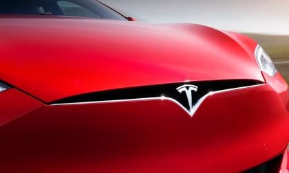 Red Tesla Model S