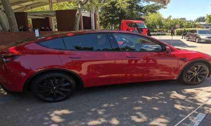 Red Tesla Model Y
