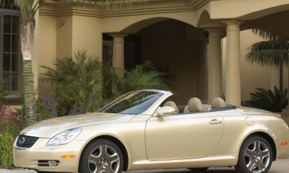 The Lexus SC430 looks even more elegant with the top down