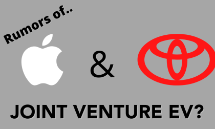 Rumors of Toyota and Apple making an EV together 